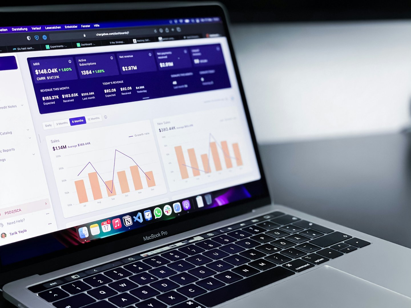 Dashboard interface