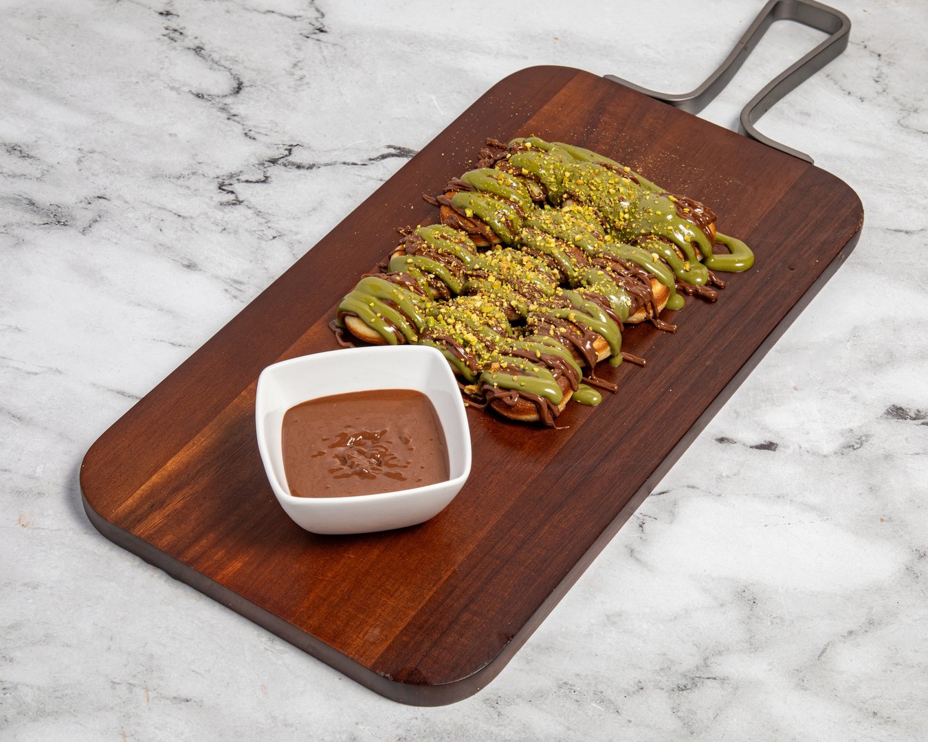 Mini Pancakes with Pistachio