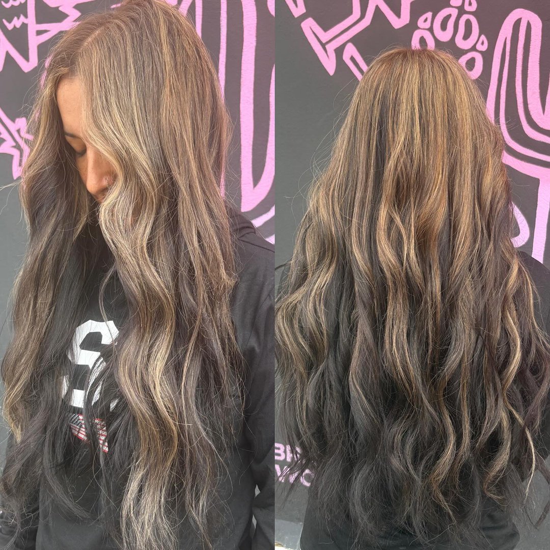 Trinity's hair styling work