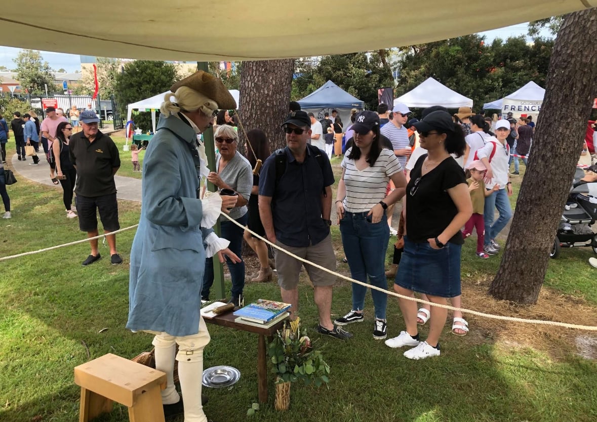 Bilingual school or community event