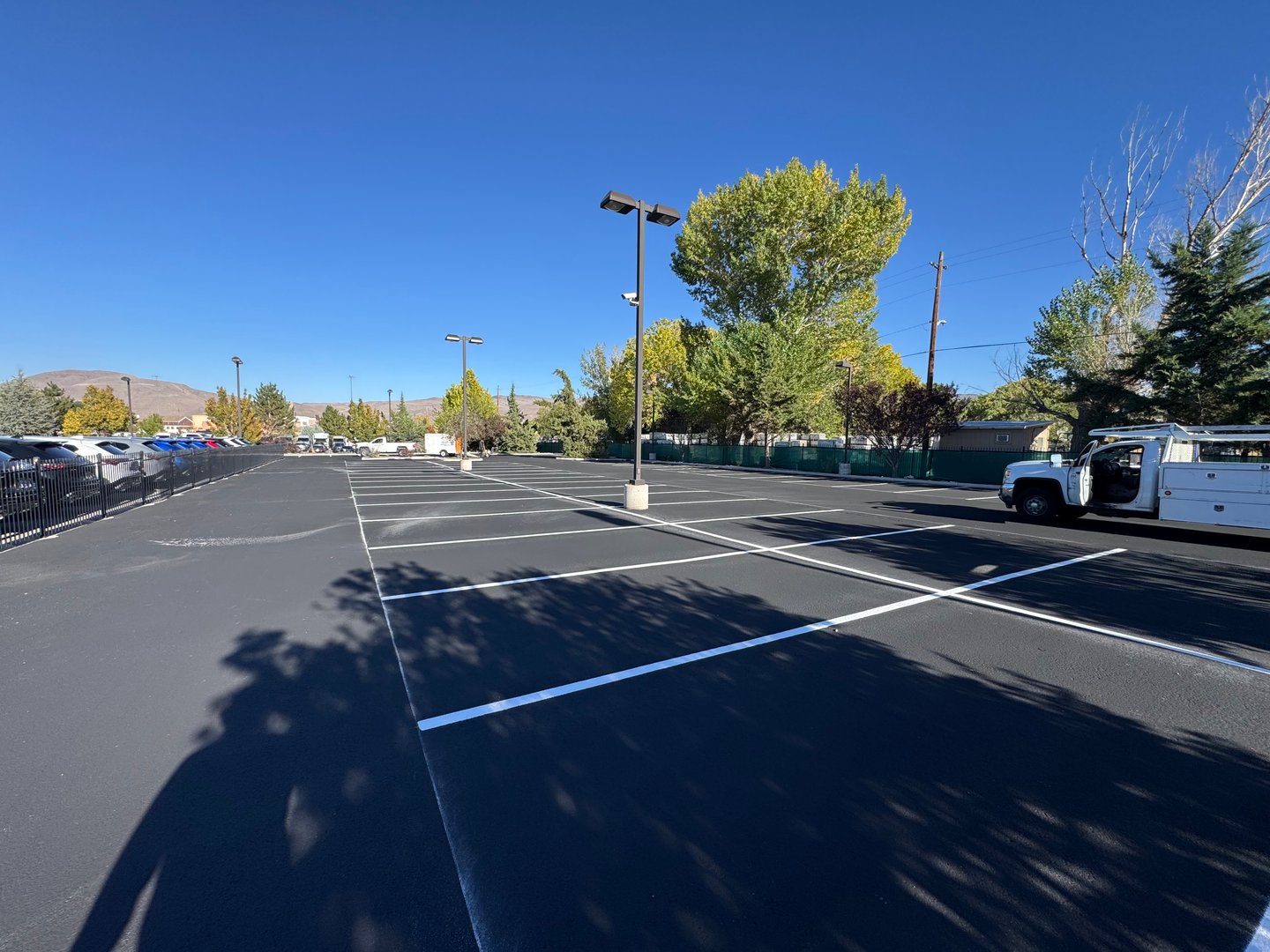 Mercedes Benz of Reno asphalt paving completed work
