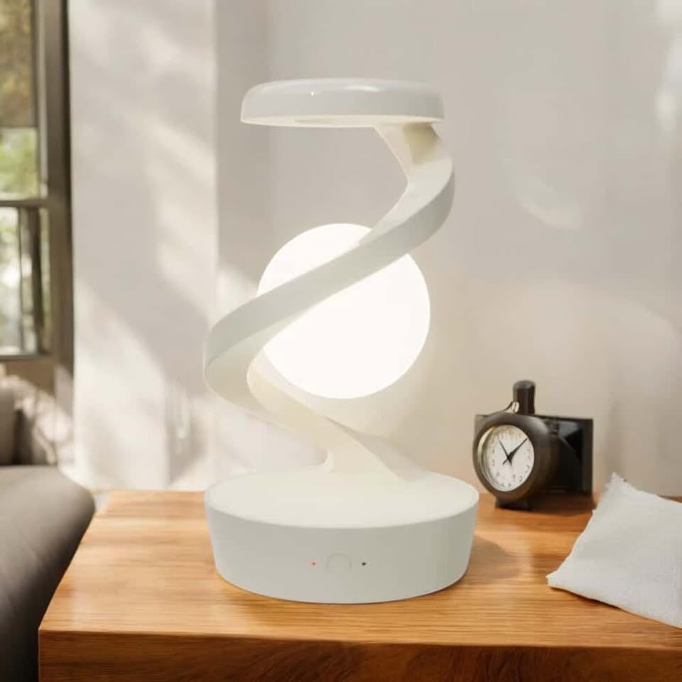 Modern contemporary home office workspace with pc desktop computer mockup, camera, headphone, keyboard and accessories on table over dark green wall with frame mockup. 3d rendering, 3d illustration