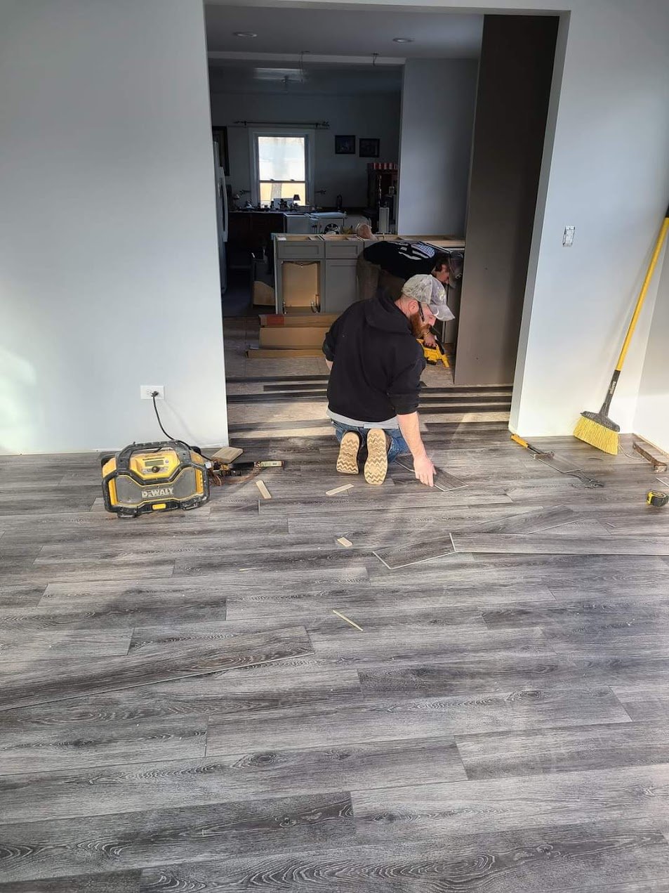 Just Ask Home Improvement team at work