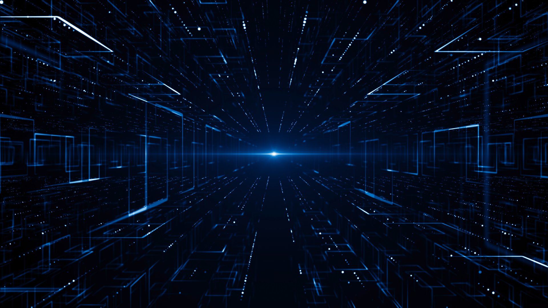 Business corporate technology AI abstract background animation