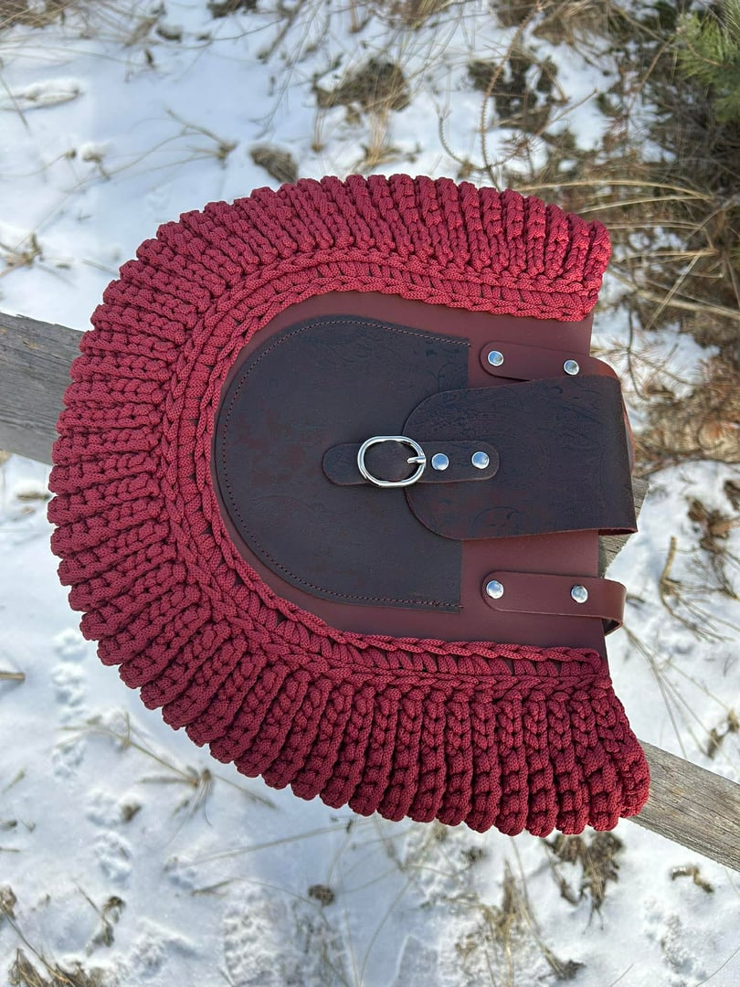 Shopperka Giulia w kolorze wina