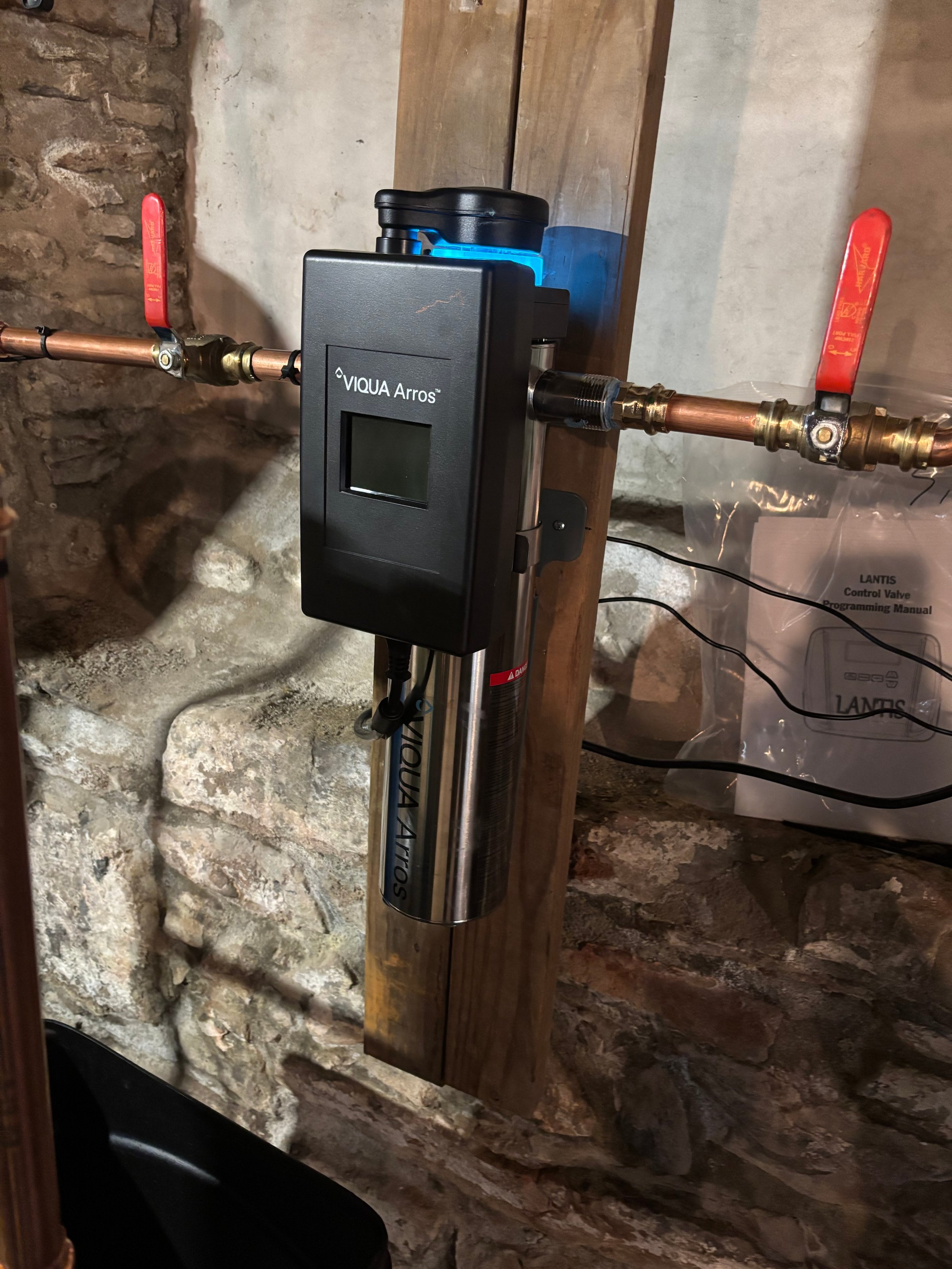 Well water bacteria testing and UV disinfection system installation - Hudson Valley NY