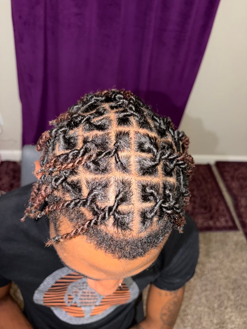 Beautiful braided hairstyle