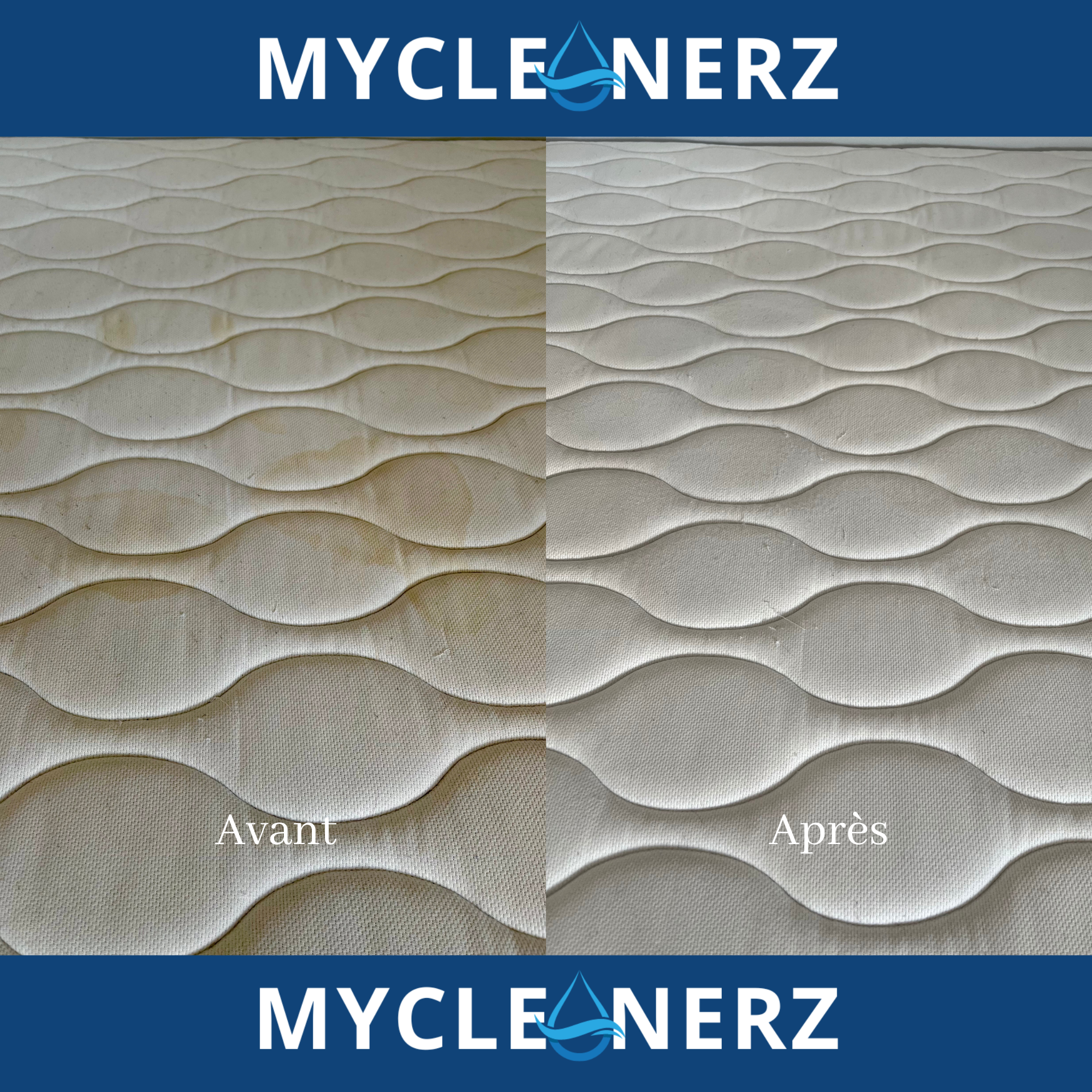 Before and after cleaning comparison