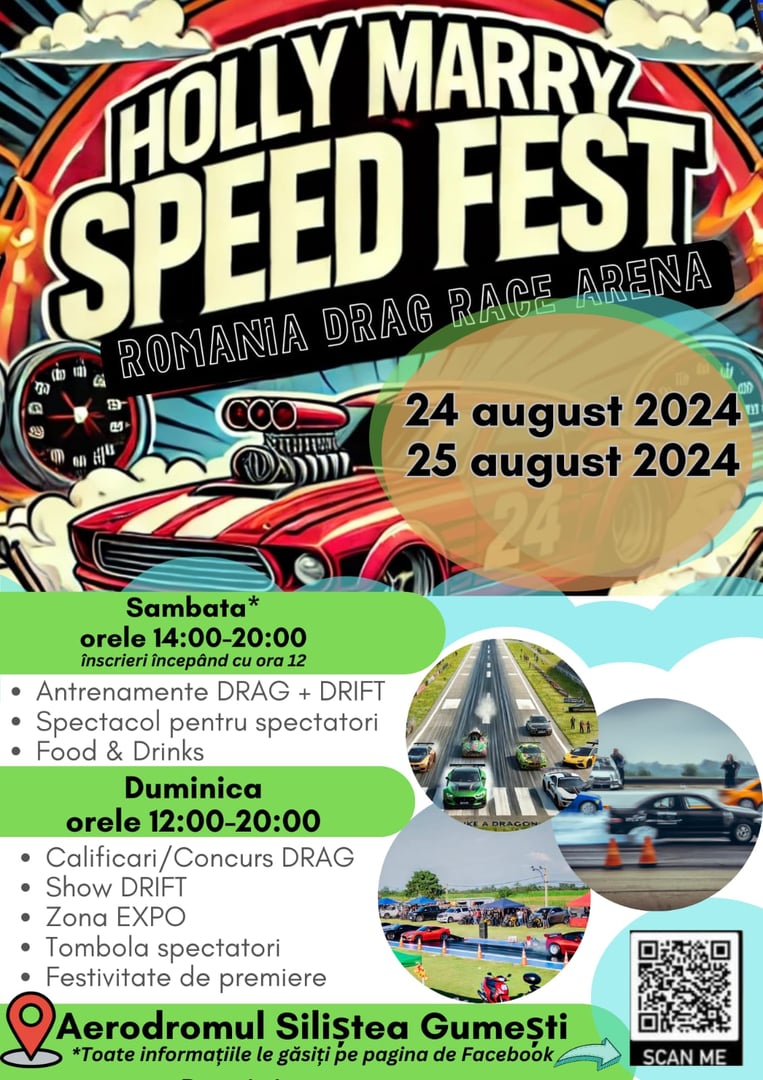Holly Marry Speed Fest Event Poster