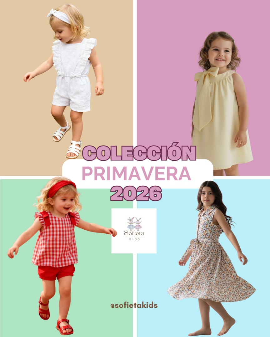 Outfit de primavera moderno y colorido para niña - Sofie Takids