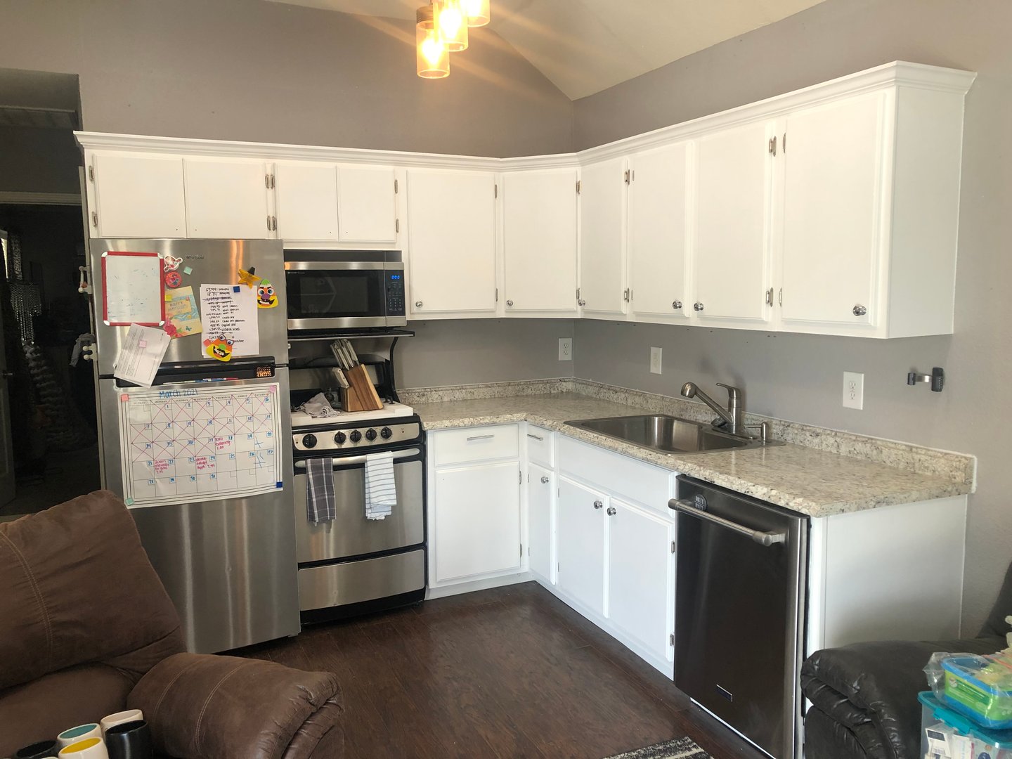 Professional painting and trim work showcasing precision craftsmanship by Cole's Remodeling