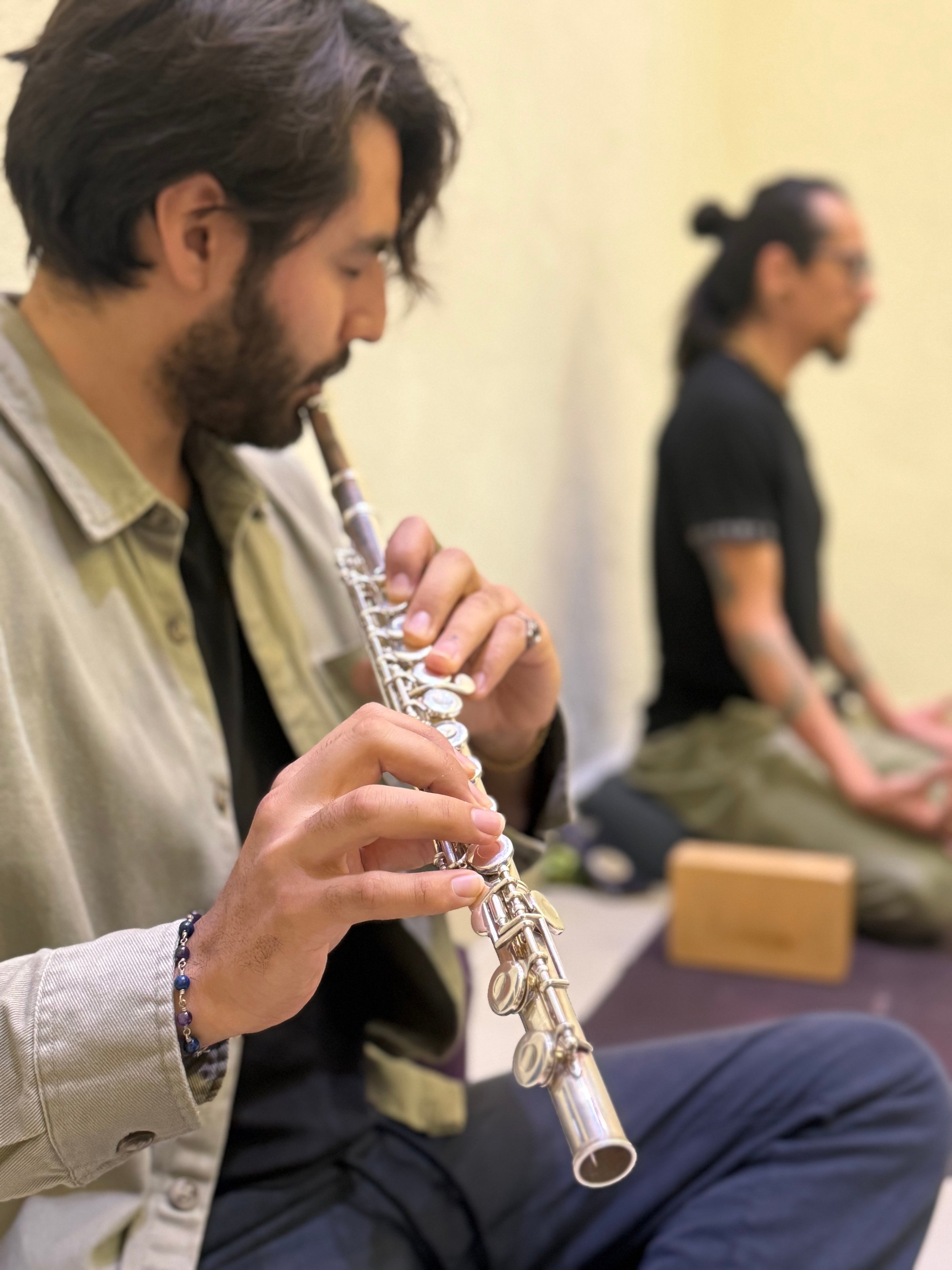 Yoga and cacao ceremony event