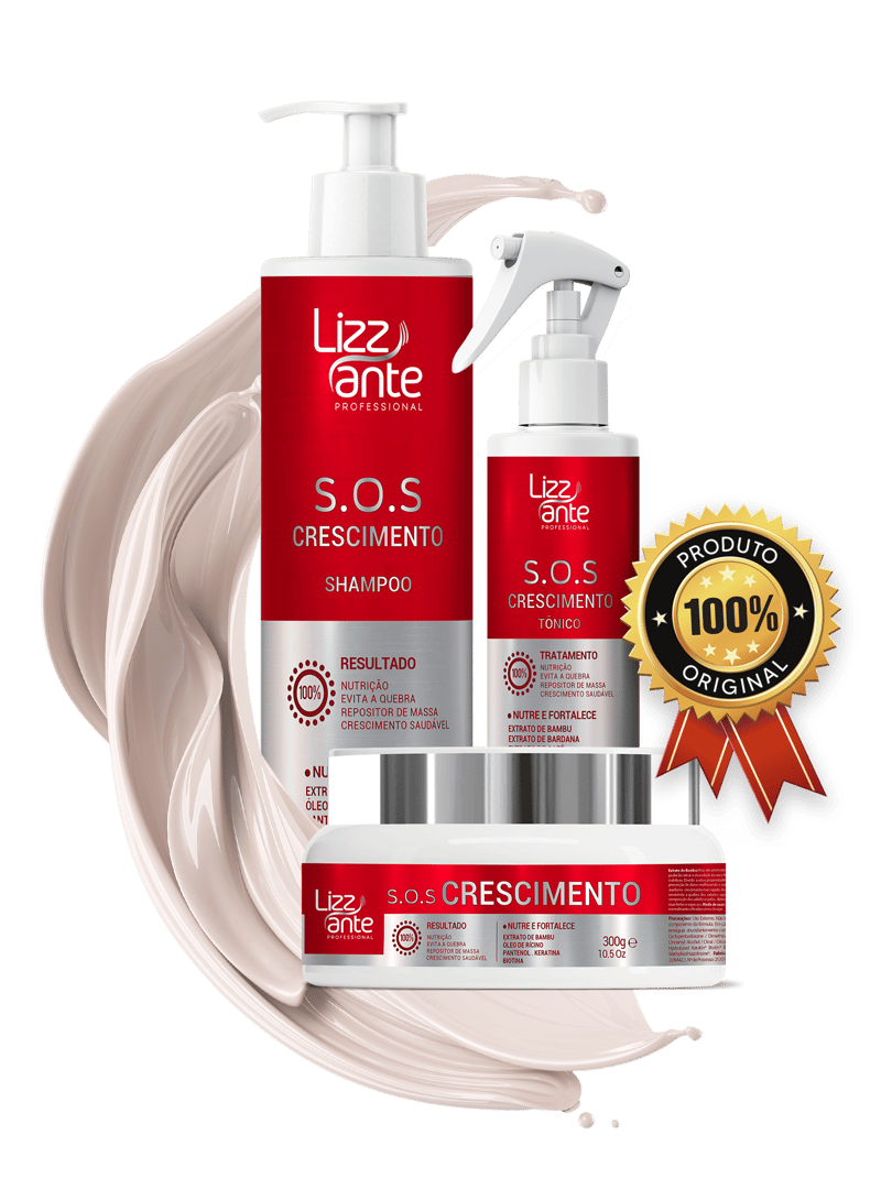 KIT S.O.S Crescimento - Shampoo, Tônico e Máscara