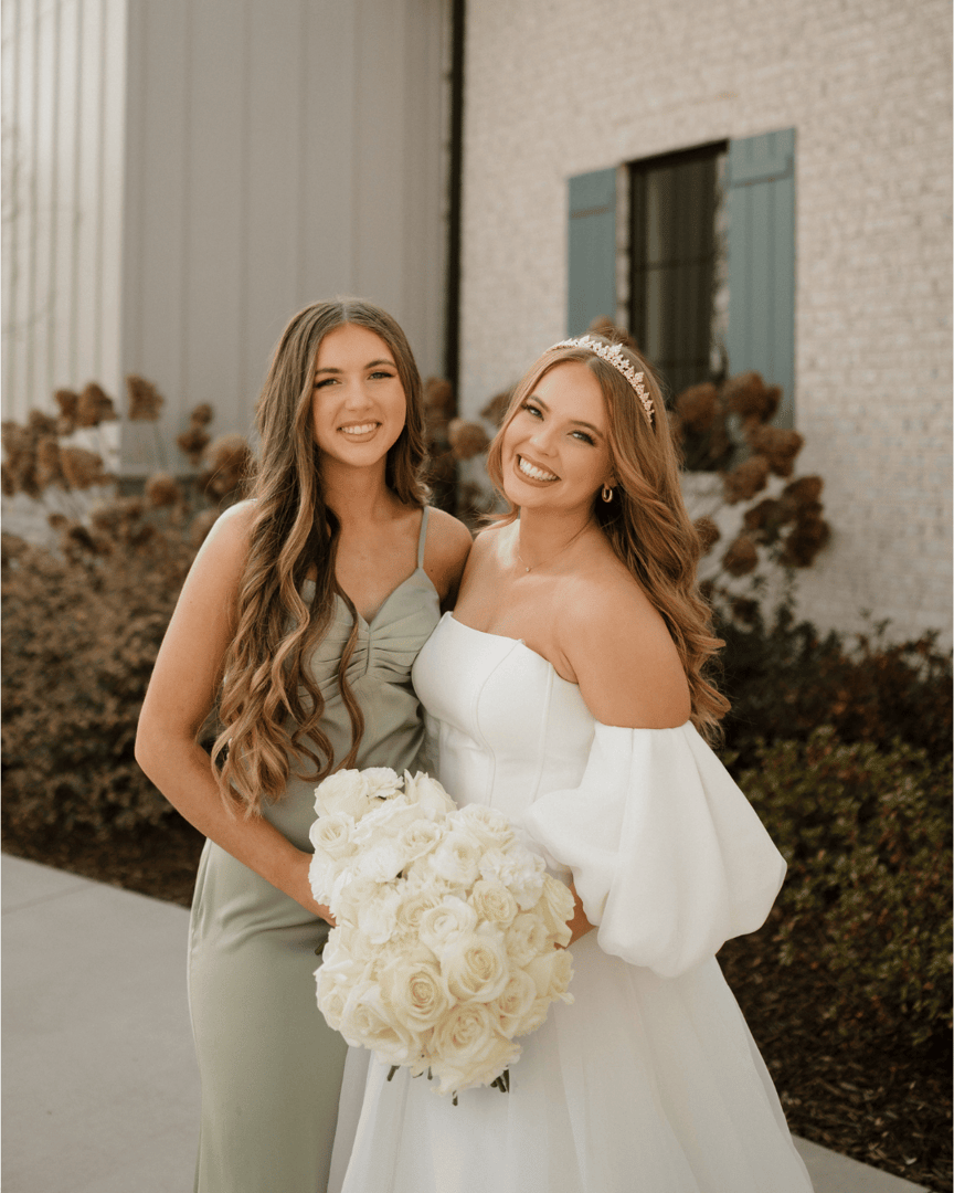 Beautiful bride with makeup