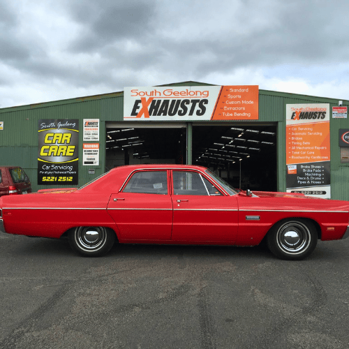 South Geelong Exhausts workshop exterior showing professional mechanic service in Geelong
