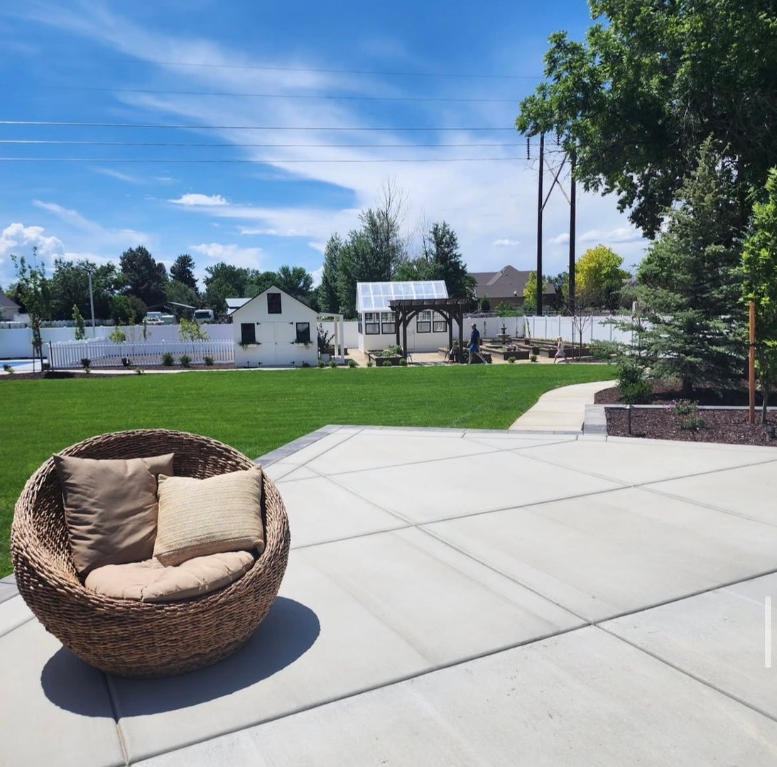 Decorative concrete work