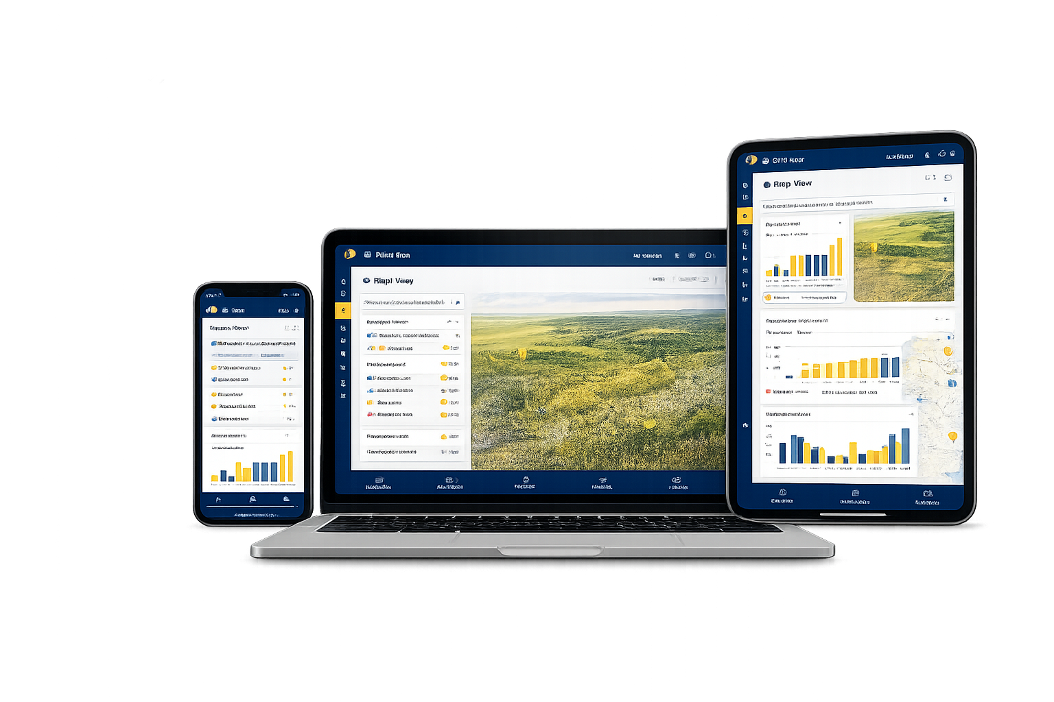 IPPM Now app interface on laptop and tablet devices