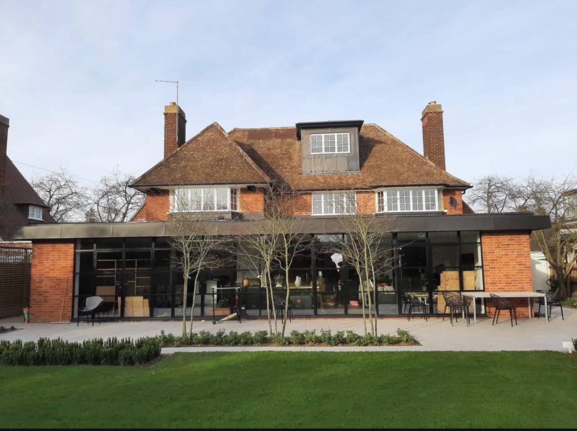 Full house renovation in Cambridge featuring 15-meter opening at back of property