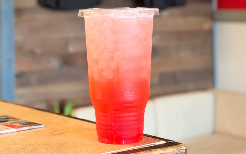 Strawberry watermelon refresher drink
