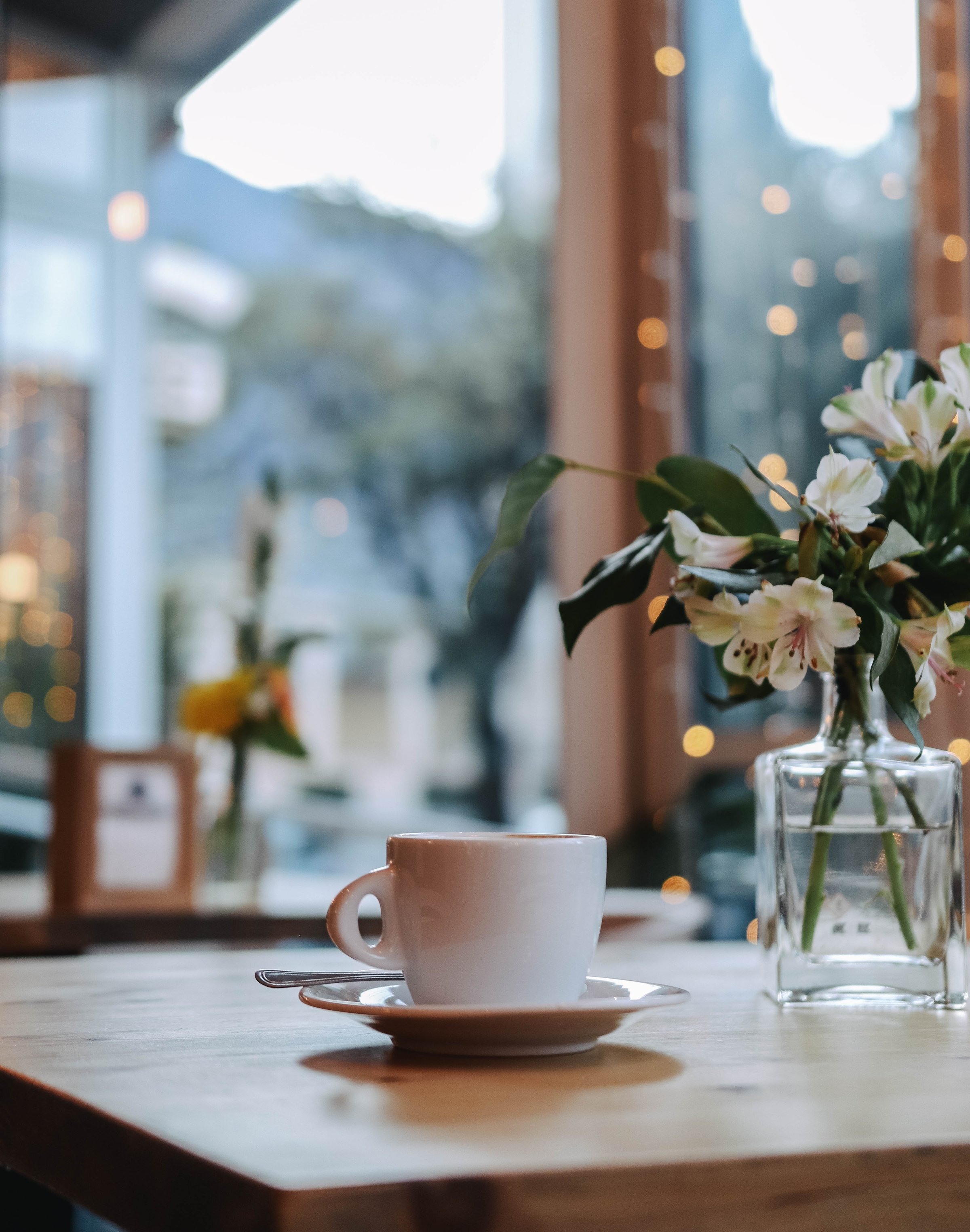 One autumn morning with coffee