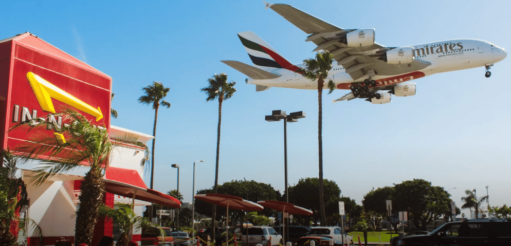 LAX Los Angeles International Airport in Westchester