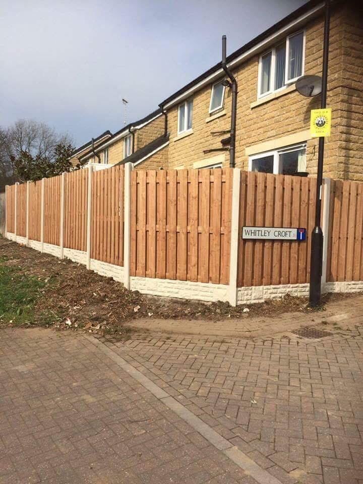 Closeboard fencing project