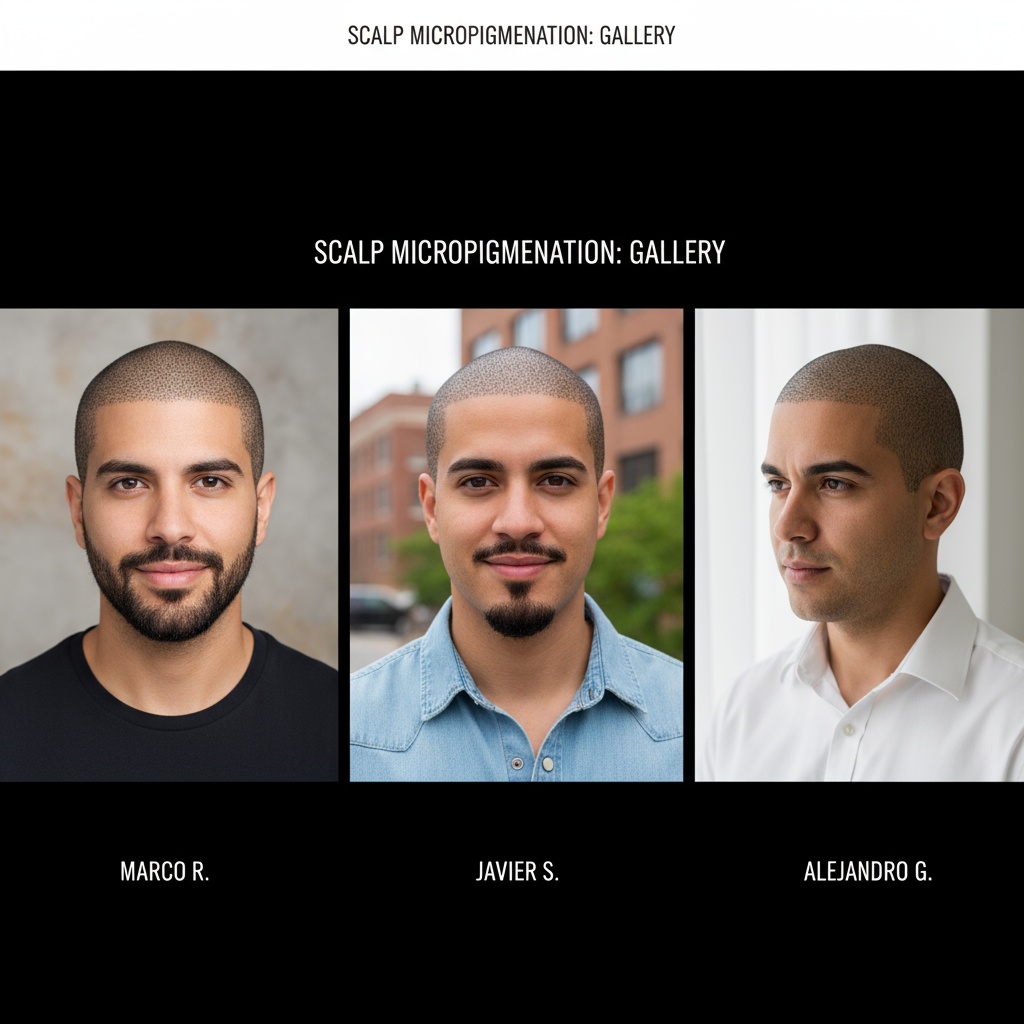 Scalp Micropigmentation Results for Men in Their 30s