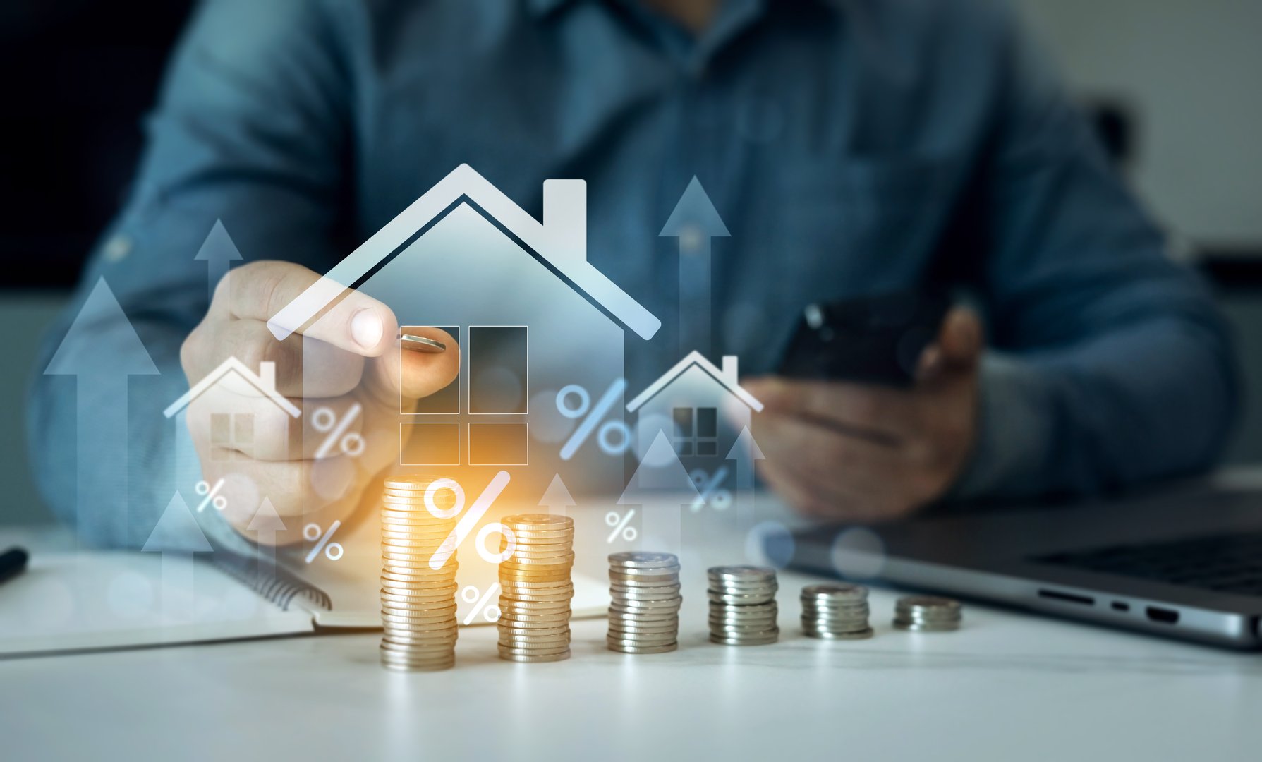 Modern home representing mortgage rates and homeownership