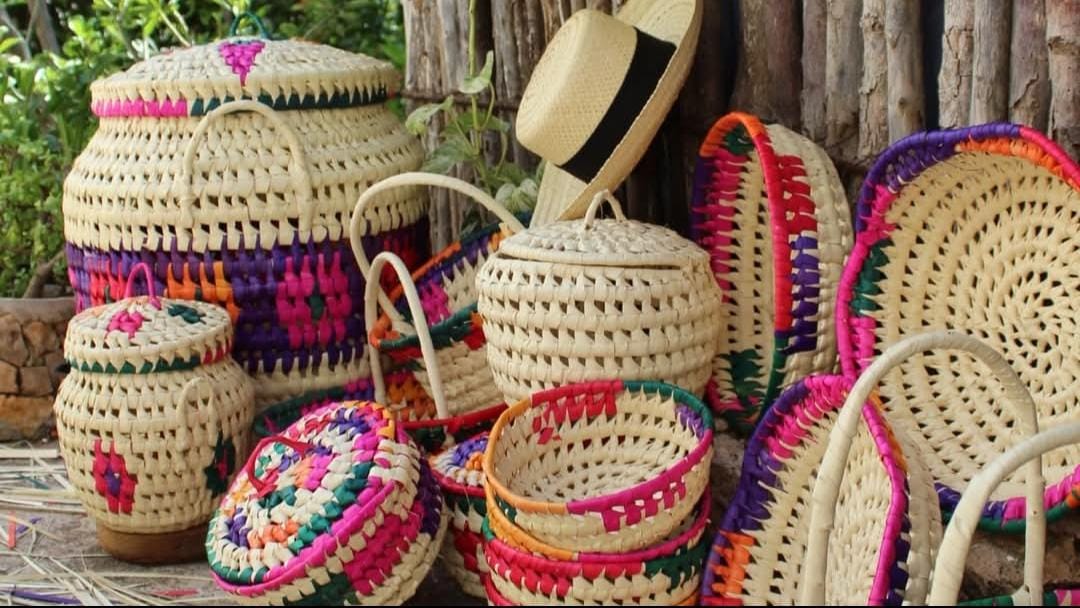 CASA XA'AN - productos de palma de guano y manta elaborados por artesanos yucatecos de Halachó