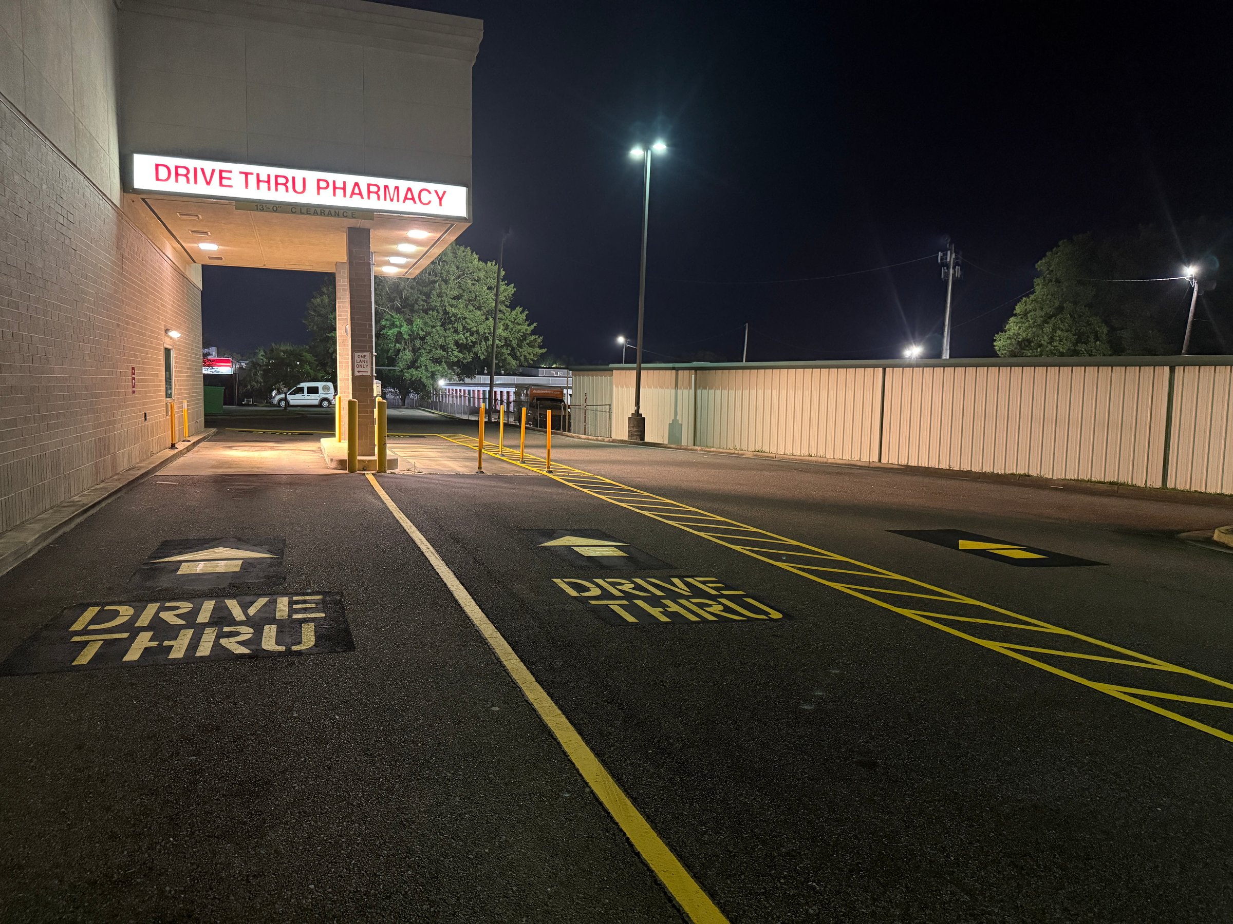 Commercial property asphalt maintenance