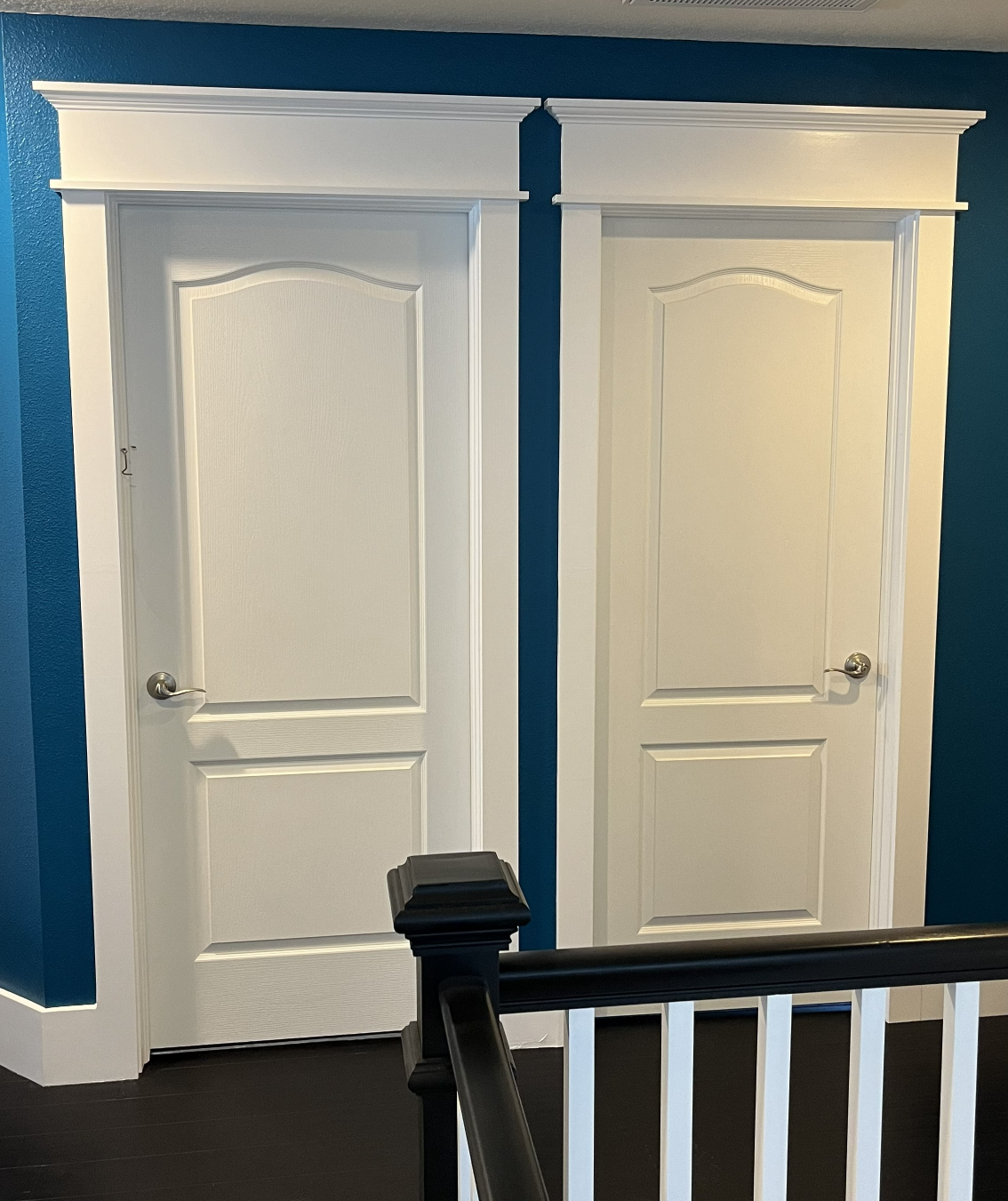 Door trim installation