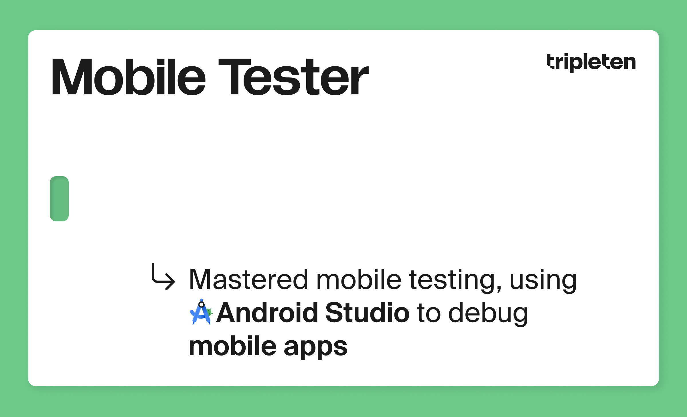 Mobile Tester Certificate