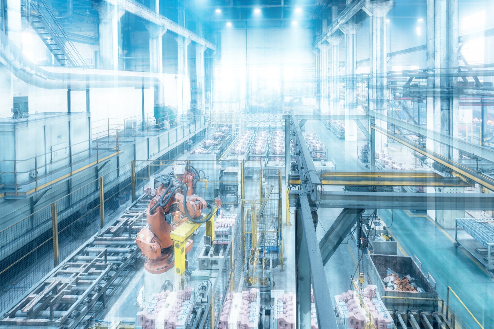 Automobile production equipment factory