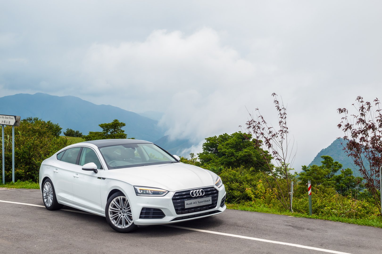 Hong Kong, China May 23, 2017 : Audi A5 Sportback 2017 Test Drive Day May 23 2017 in Hong Kong.