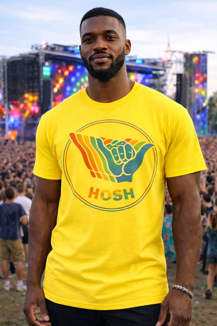 HOSH Vibe Tee Yellow