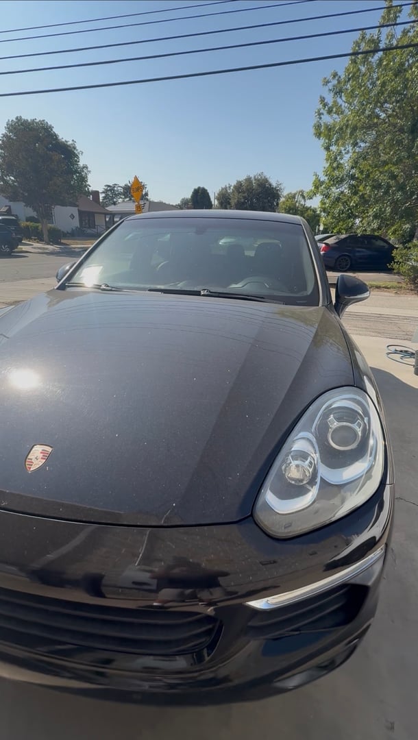 Car exterior before detailing