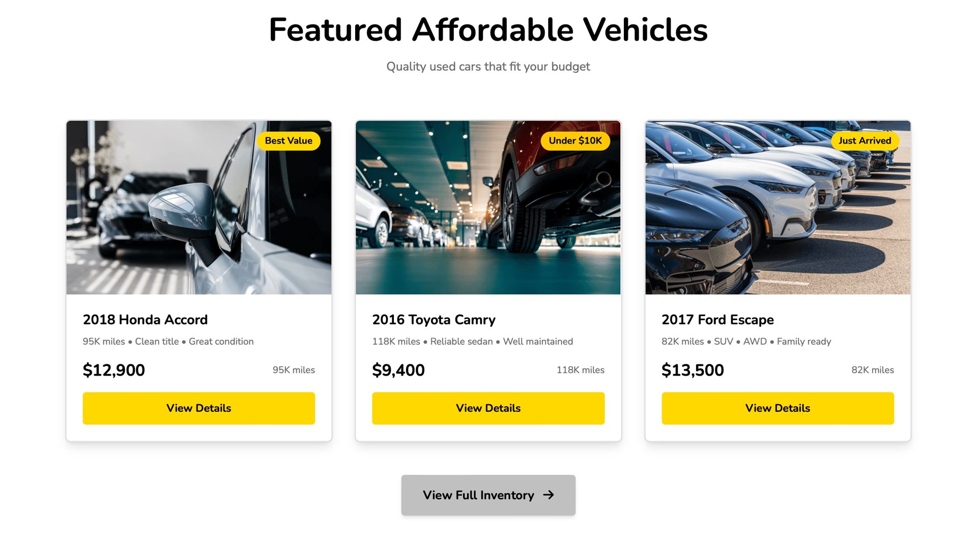 AutoDealer Pro Platform screenshot