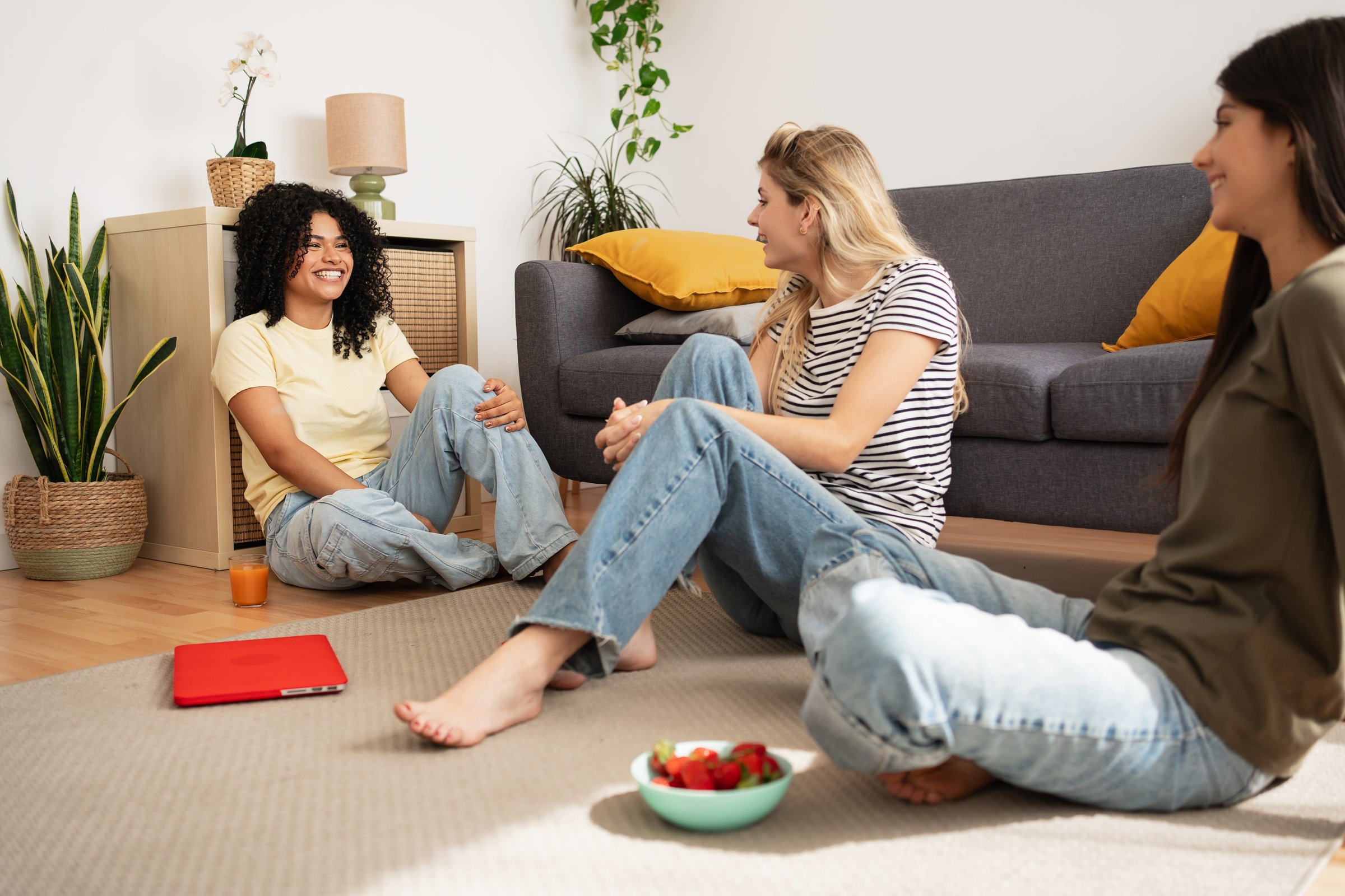 Women enjoying breakfast together