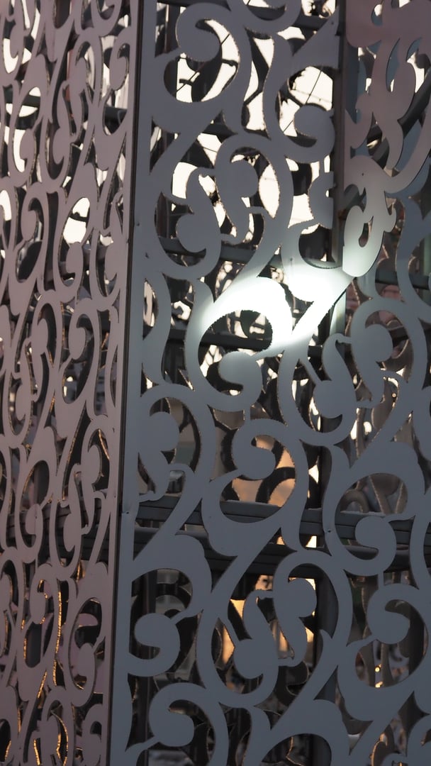 gray geometric frame border decoration fantasy abstract