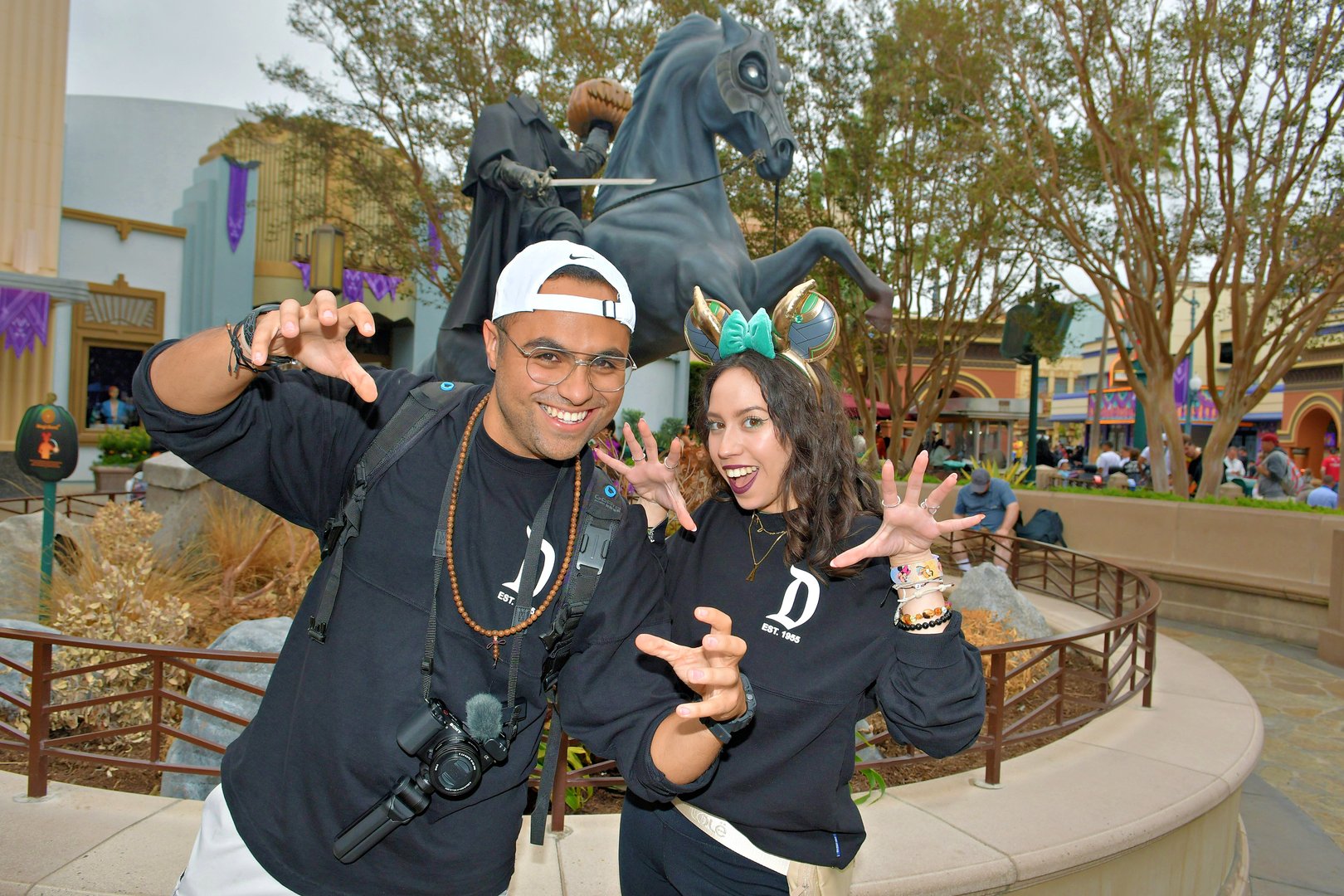 Andrea y Juanfra en Disney California Adventure Park - Buena Vista Street