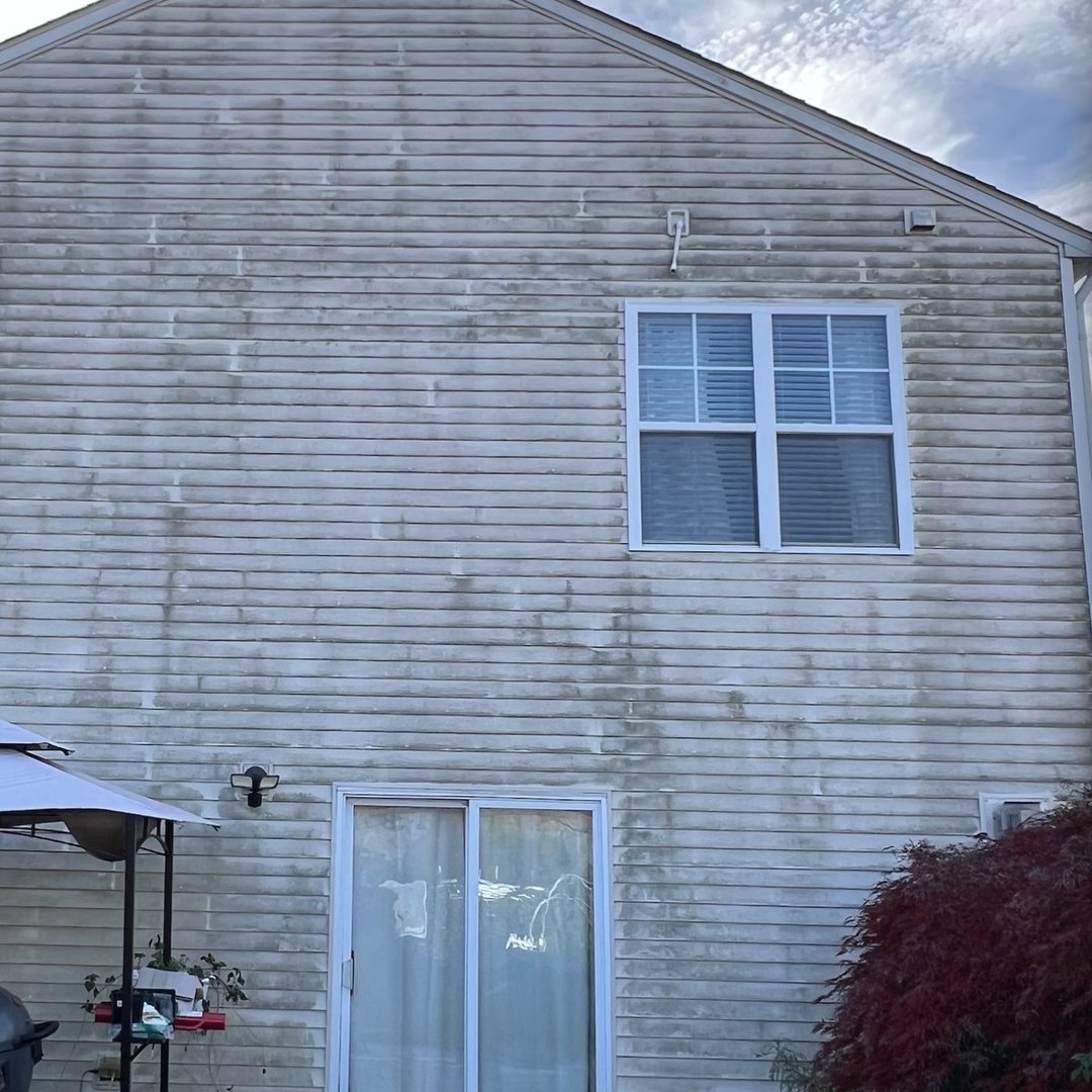 After house washing in Rolesville NC - clean exterior