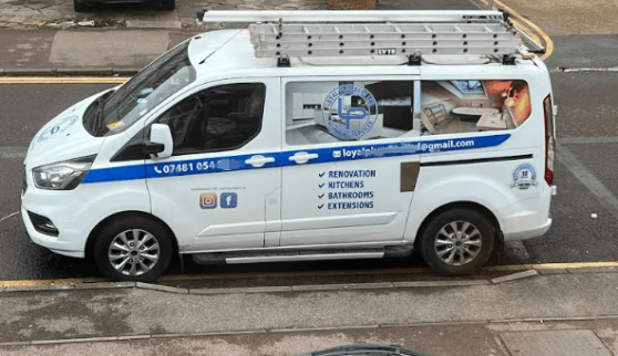 Local plumbing service website mockup