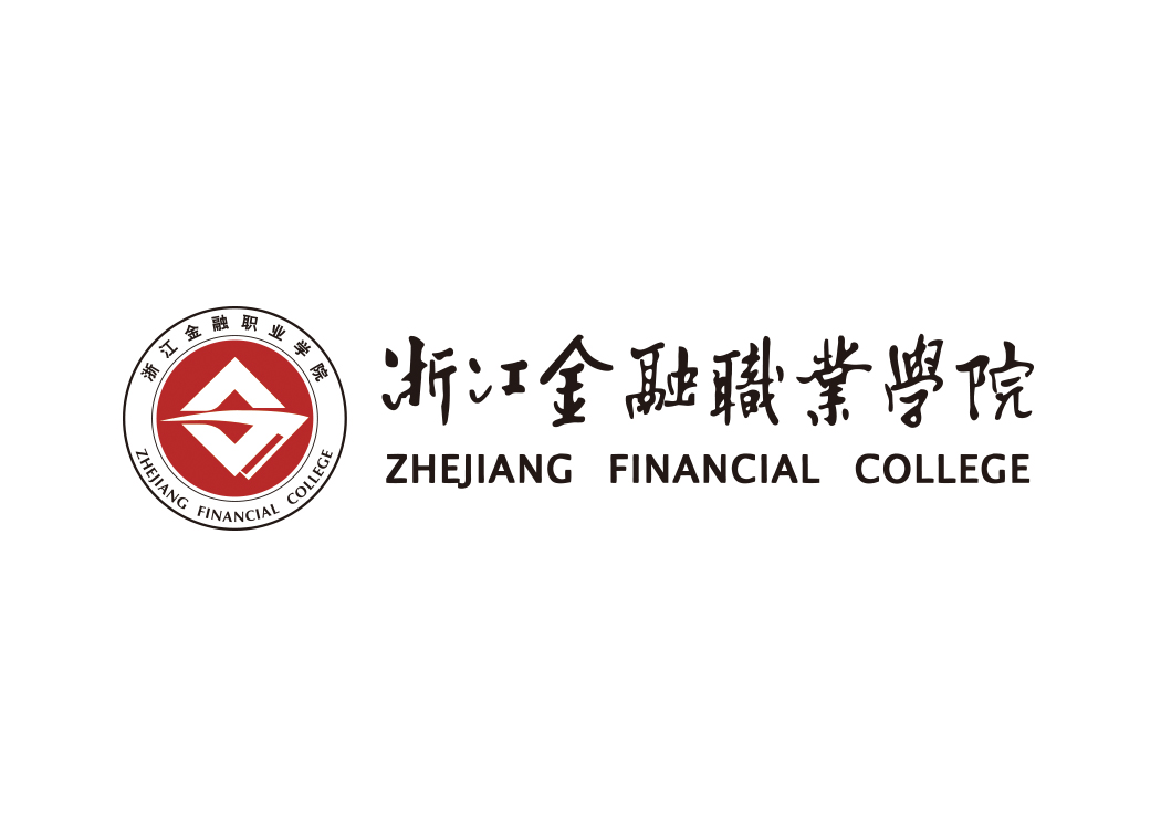 Logo of Zhejiang Financial College with Chinese characters and English text on a white background.