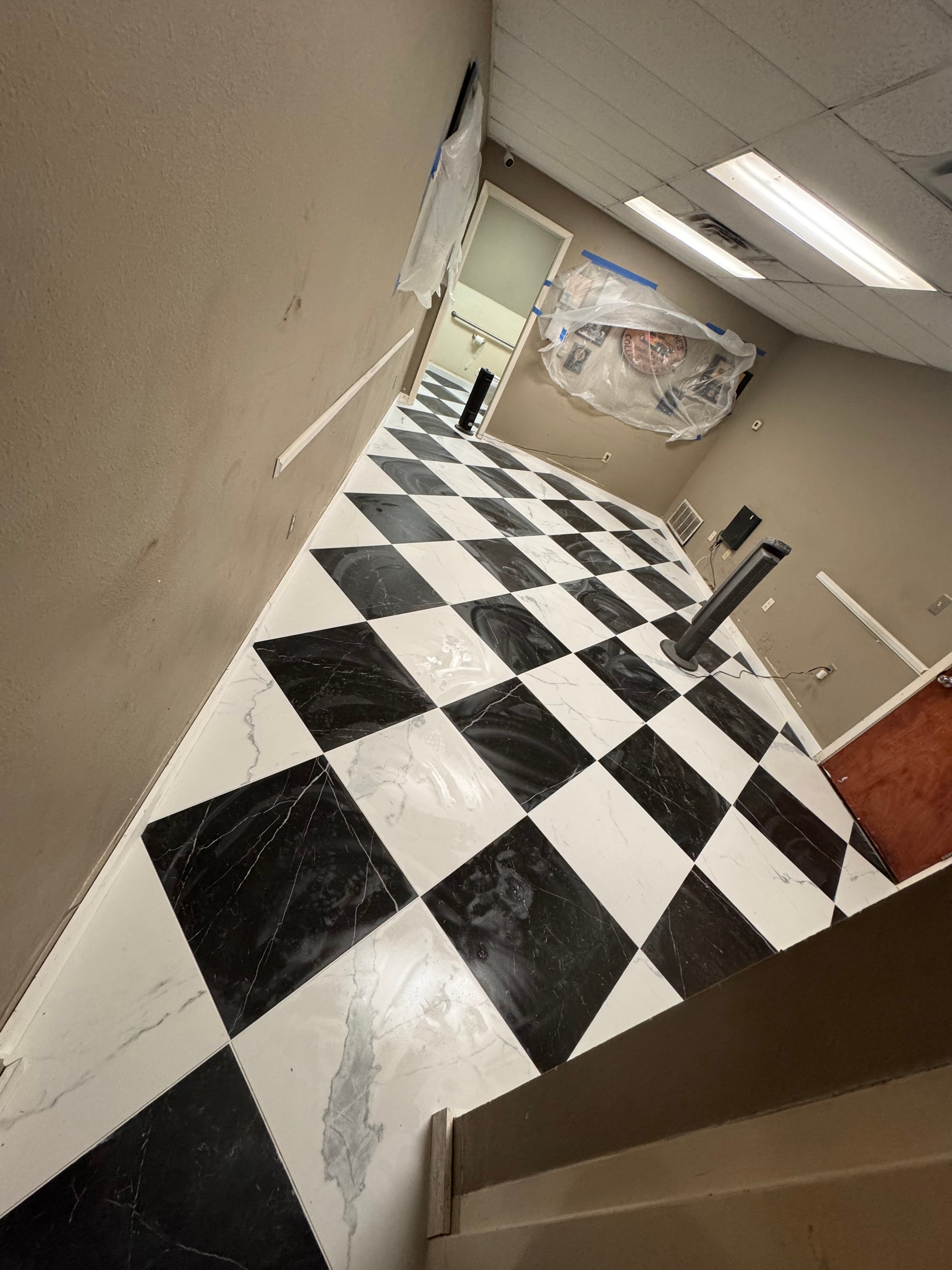 Luxury vinyl installation