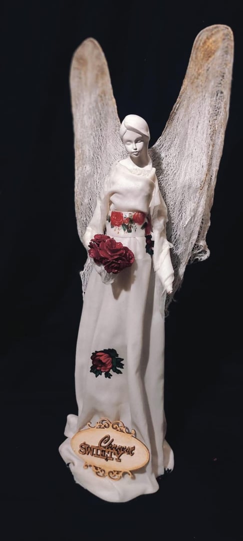 Ręcznie robiony anioł