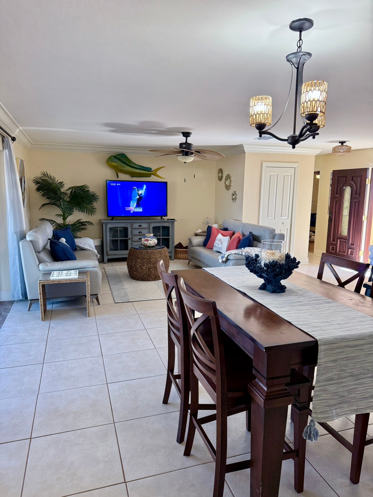 Living room view at Salt Life Villa