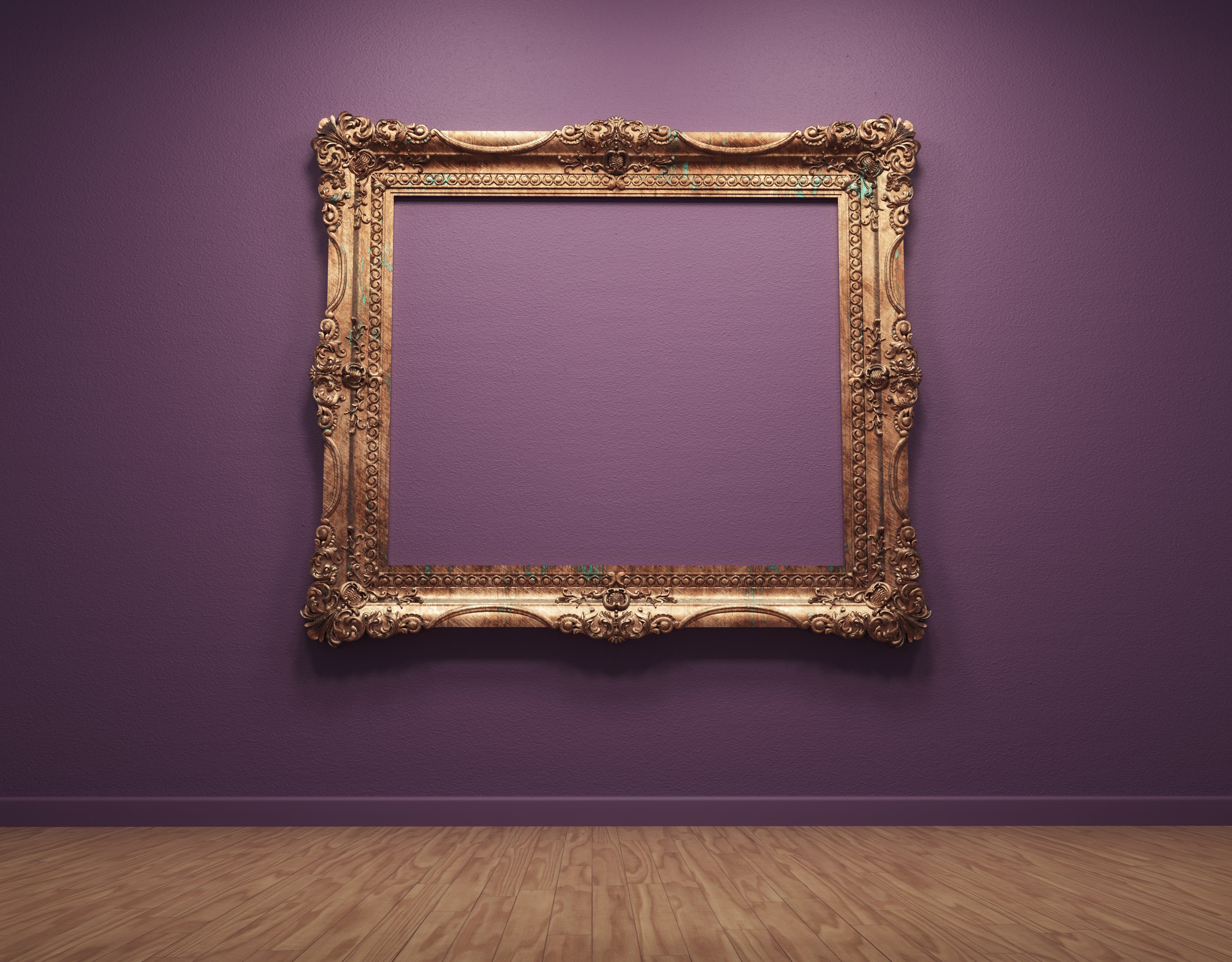 Empty picture frame