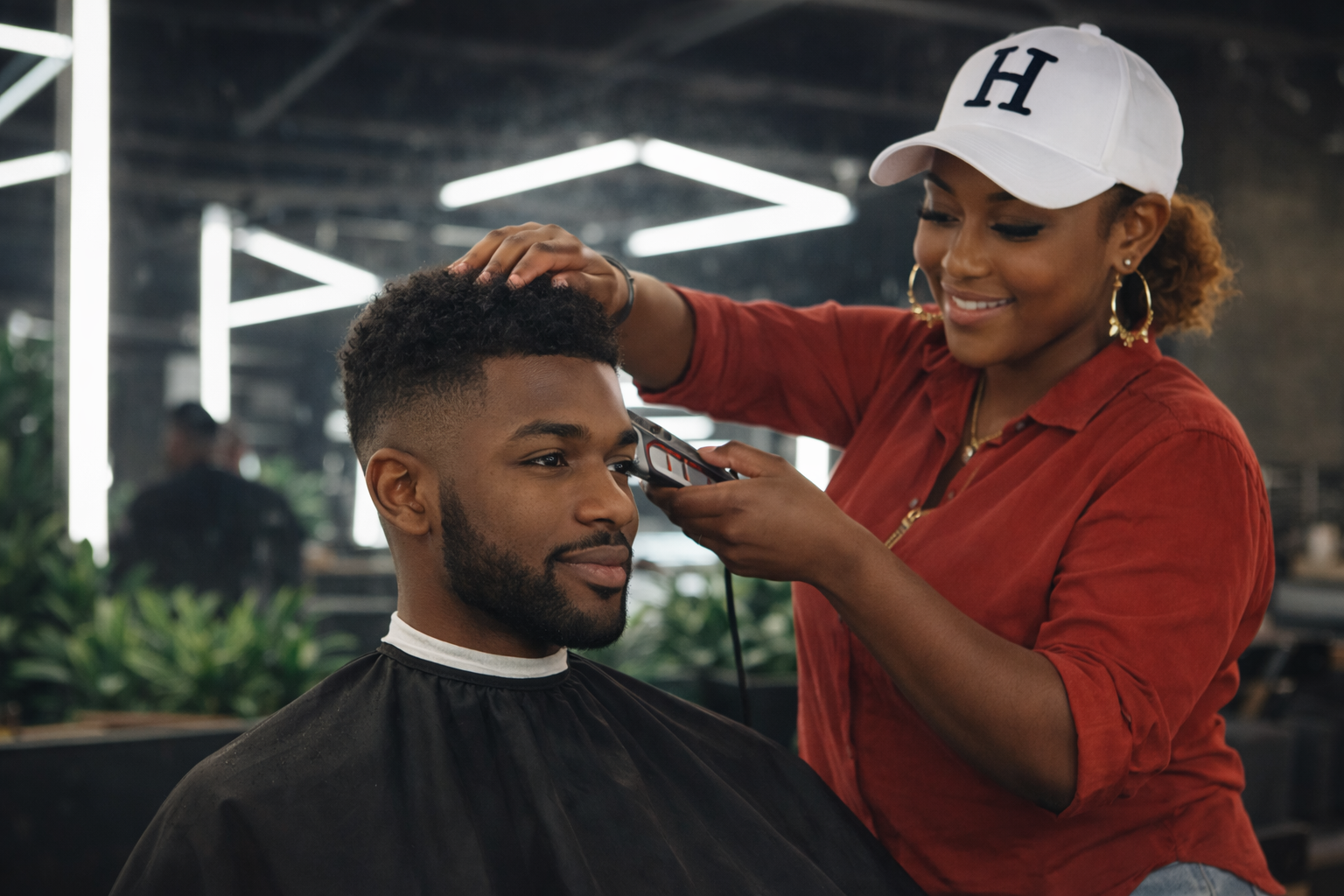 Evidence Barber & Beauty braiding service