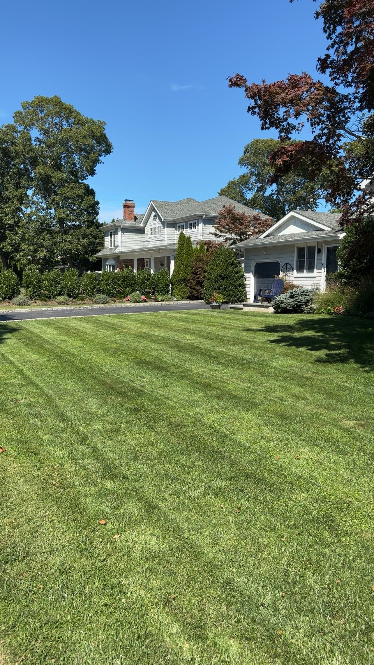 Professional landscaping work