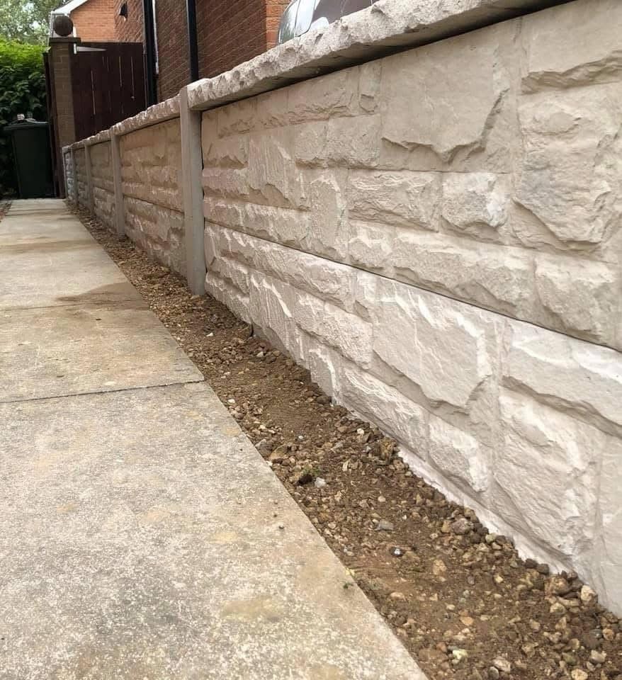 Professional fencing team at work